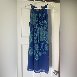 International concepts sparkly blue dress